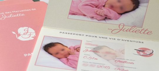 Carte d'invitation pour votre naissance