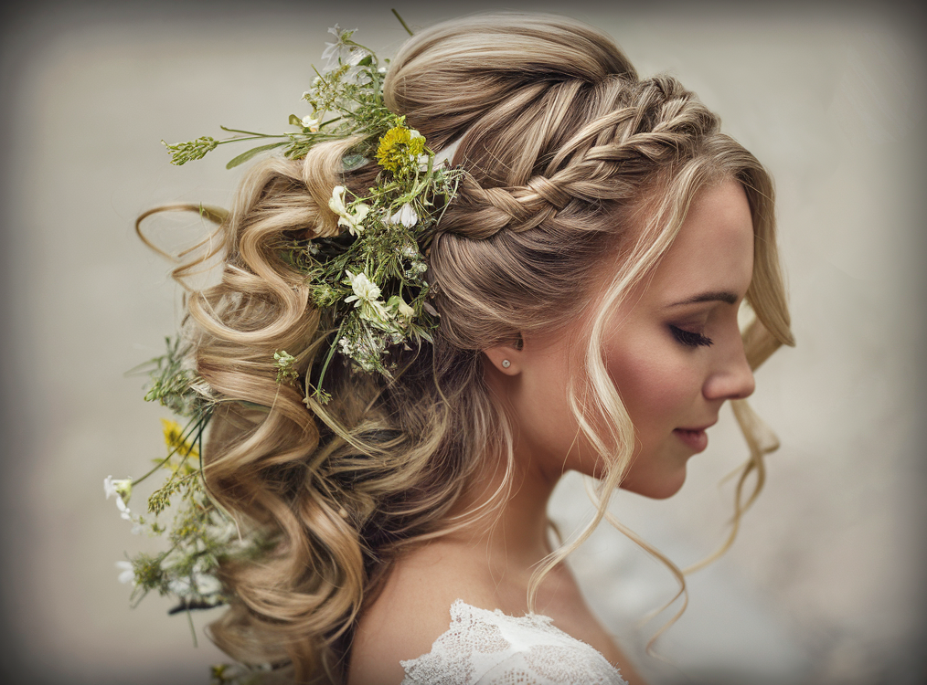 coiffure mariée tresse